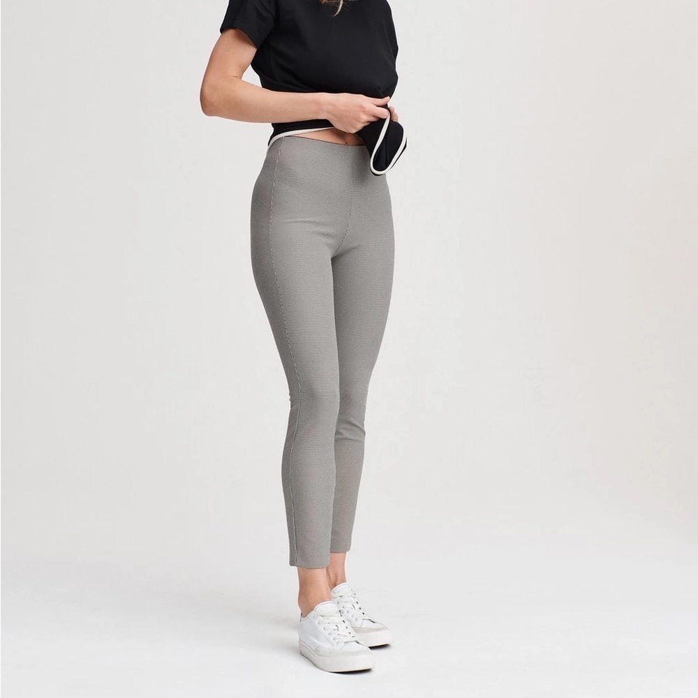New Rag & Bone Simone Pant Italian Stretch Black White Multi NWT Casual Women 0